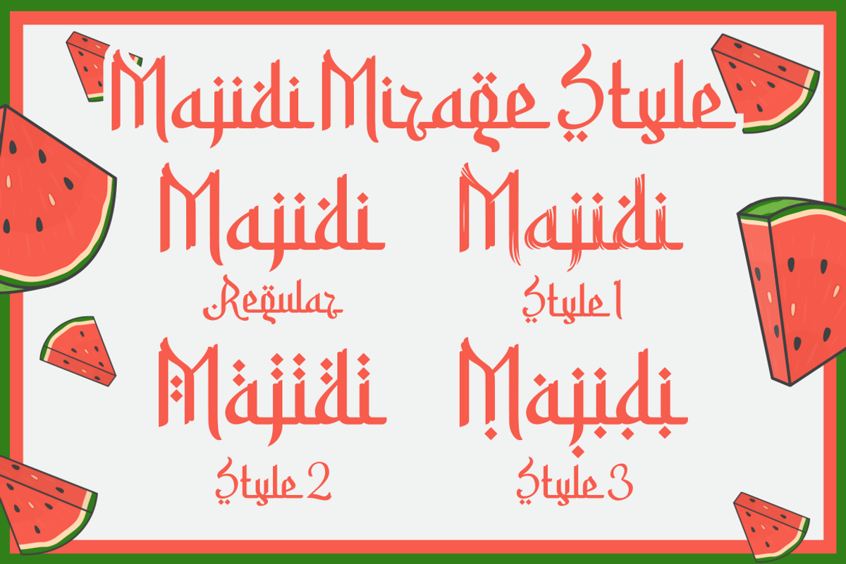 Majidi Mirage - Arabic Font, a Font by PutraCetol Studio (Photo 6 of 11)