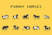 Funny horses, an Animal Illustration by Naurider (Thumbnail 1 of 4)