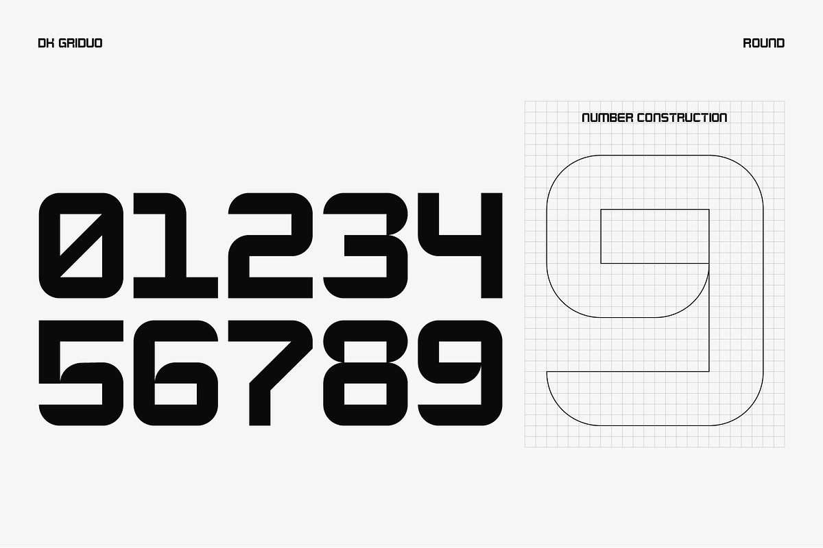 DK Griduo, a Sans Serif Font by DKType Foundry (Photo 12 of 21)