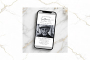 Funeral Bundle B&W Canva FR003, a Stationery Template by TyphoonStudio (Thumbnail 7 of 11)