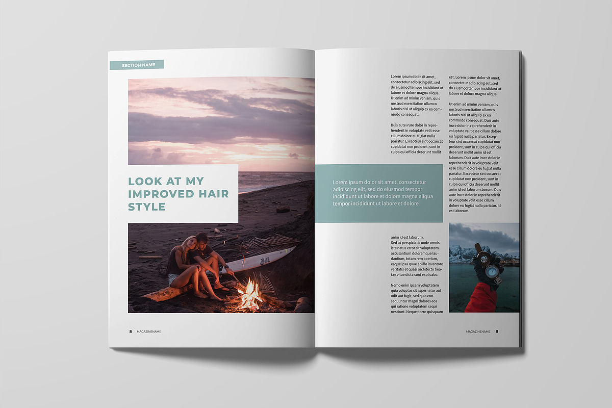 Travel Magazine Template, a Magazine Template by xtratimebd (Photo 3 of 9)