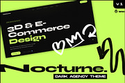 Nocturne — Creative Agency WP Theme, a WordPress Template by Layerform Design Co. (Thumbnail 1 of 3)