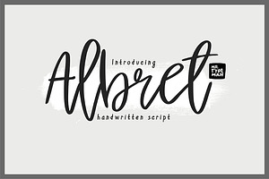 Albret Handwritten Script