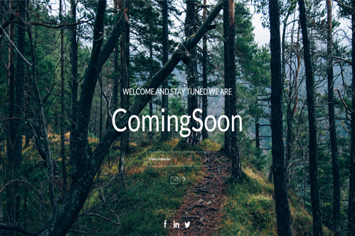 Freeland Coming Soon Template, a Landing Page Template by earthquake (Photo 1 of 5)