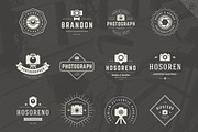 20 Photography logos and badges, a Branding & Logo Template by Vasya Kobelev (Thumbnail 3 of 5)