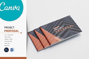 Project Proposal Template, a Brochure Template by crazyOWL