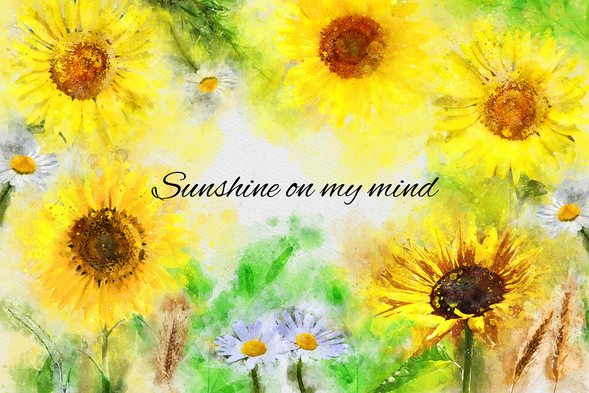 Sunflowers by PaperAndCrayons, an Illustration by PaperAndCrayons (Photo 3 of 6)