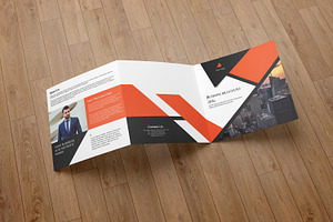 Corporate Square Trifold Brochure