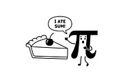 Math Pi Symbol Typography Bundle, an Education Illustration by Designer_Momina (Thumbnail 14 of 16)