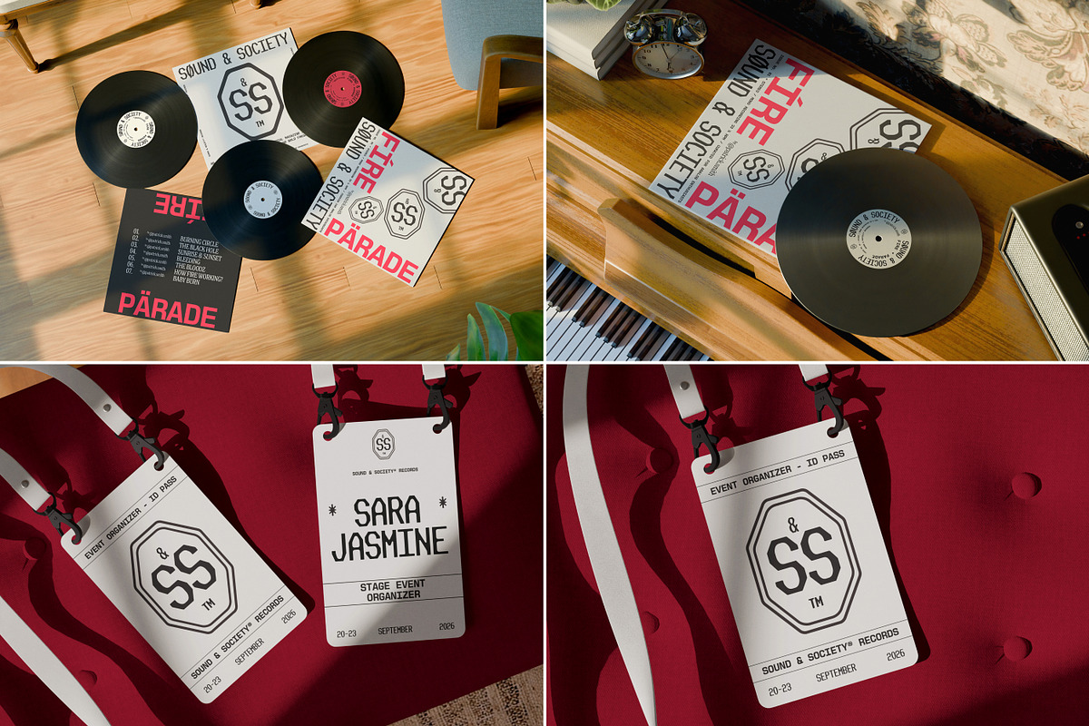 Music Festival & Music Album Mockups, an Advertising Mockup by Vitora Mockup (Photo 5 of 12)