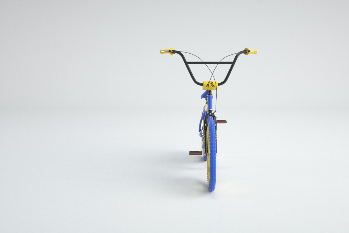 1980s Raleigh Burner BMX Bicycle, a Cars & Vehicle 3D Model by 3DTreatment (Photo 10 of 25)