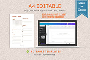 Weekly Planner Template, Canva, a Templates & Theme by Jaboor Magics (Thumbnail 2 of 4)