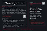 Omnigenus - Monospace Sans serif, a Sans Serif Font by Artistic & Unique (Thumbnail 11 of 15)