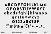 Bunder Geometric Sans Serif, a Sans Serif Font by GRVS Studio (Thumbnail 3 of 4)