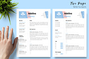 Nurse CV Bundle / Resume - Adeline, a Resume Template by Templates Design Co. (Thumbnail 3 of 17)