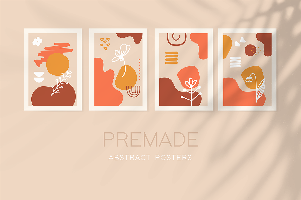 Abstract shapes - vector elements, a Pattern Graphic by Ninos Mandala (Photo 4 of 4)