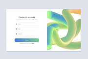 Modern Registration Interface UI, an UI Kit Template by ContestDesign (Thumbnail 5 of 6)