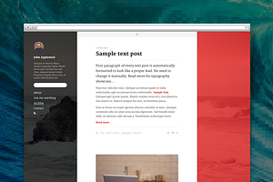 Novelist tumblr theme, a Websites & App Template by Pixel Revel
