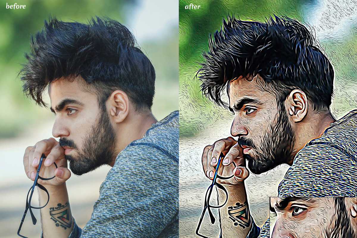 Oil Art Photoshop Action, an Action Add-On by Grishka89 (Photo 3 of 13)