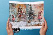 Shabby Lace Xmas Scrapbook Pages, a Seasonal Illustration by Digital Art Mahdiseño (Thumbnail 6 of 10)