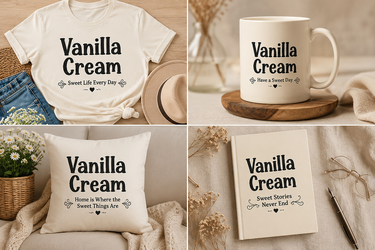 Vanilla Cream, a Serif Font by Wow Magic (Photo 5 of 5)
