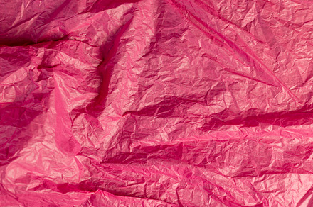 beautiful crumpled pink wrapping paper, a Photo by MyPhotos