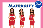 Maternity Pregnant Portrait Creator, a Person Illustration by Lauren Lesley Studio (Thumbnail 19 of 45)
