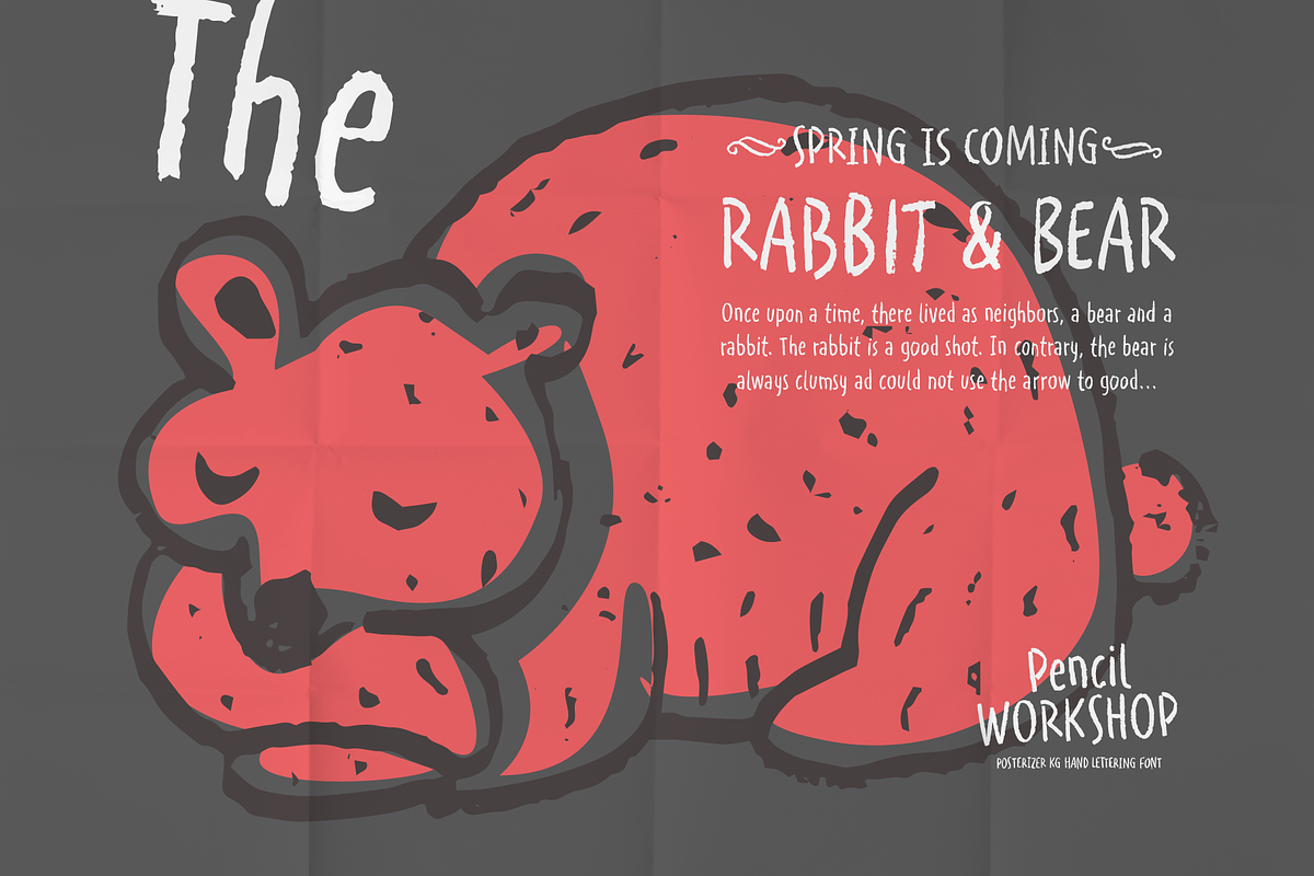WORKSHOP Pencil, a Font by Posterizer KG (Photo 3 of 6)