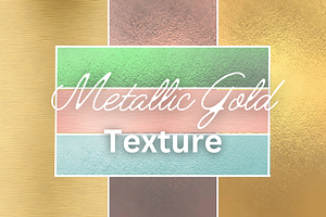 Metallic Gold Texture Digital Paper