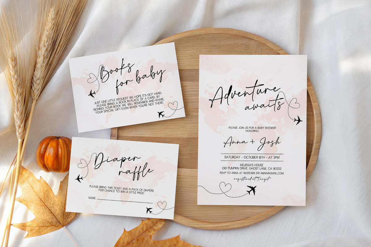 Autumn Stationery Card Suite Mockup, a Product Mockup by TatiMockup (Photo 5 of 5)
