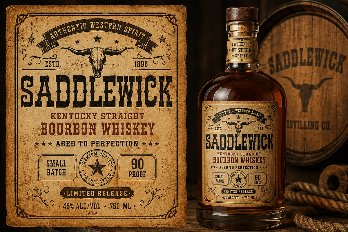 SADDLEWICK — Western Vintage Font, a Sans Serif Font by Wow Magic (Photo 2 of 4)