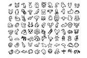 101 Animal Hand Drawn doodle Icons, an Outline Icon by TKDoodle (Thumbnail 2 of 3)
