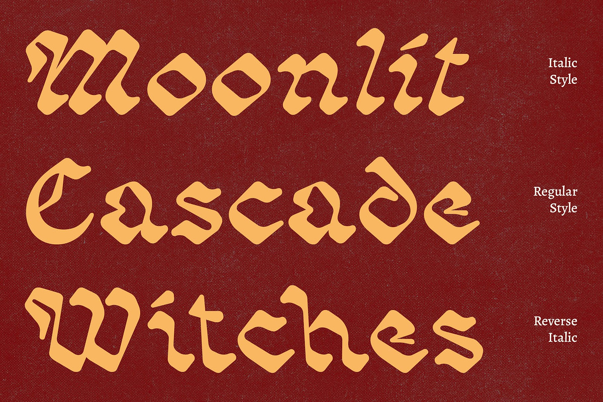 CS Rolins – Blackletter Font, a Blackletter Font by Craft Supply Co. (Photo 2 of 8)