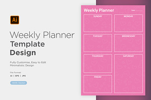 Weekly Planner Sheet Design-11