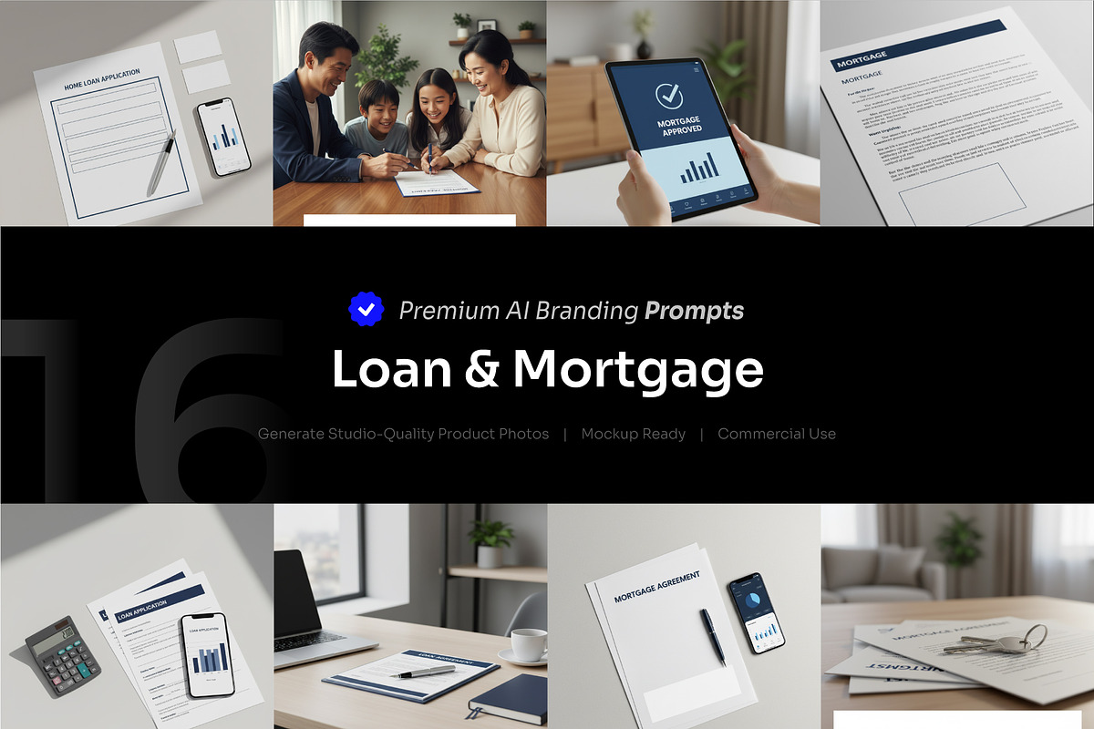 Loan & Mortgage AI Prompt, a Business Photo by cidcud_graphic (Photo 1 of 2)