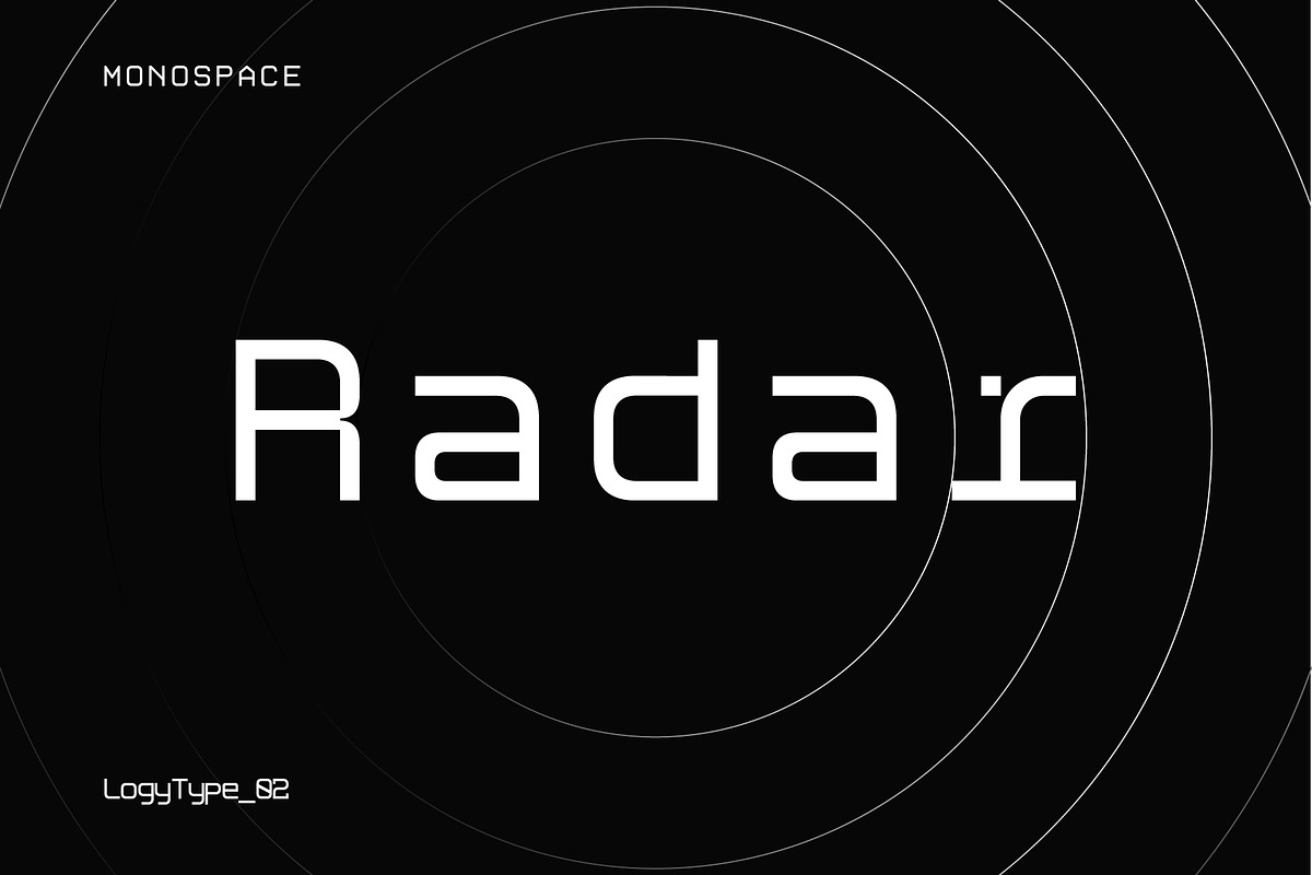 Radar Monospace Font, a Font by Logy (Photo 6 of 6)