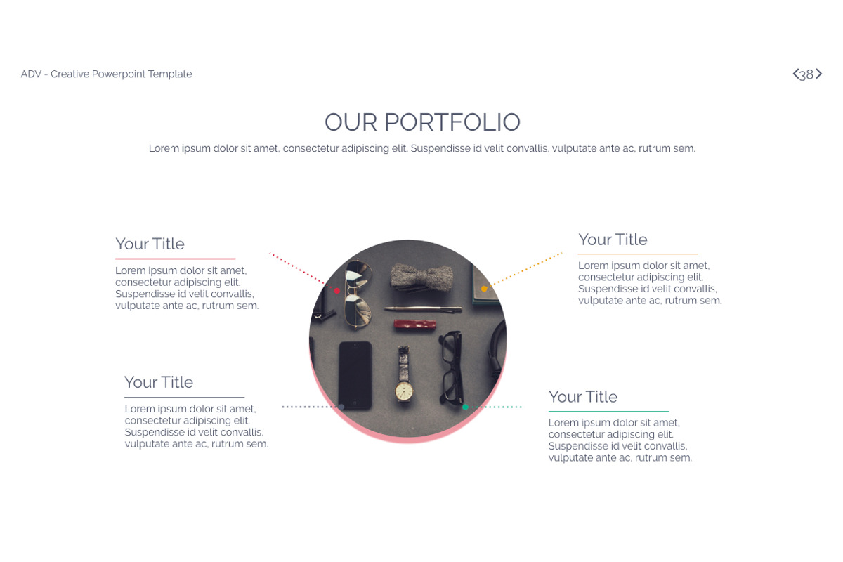 ADV Powerpoint Template, a Presentation Template by OXXO (Photo 38 of 78)