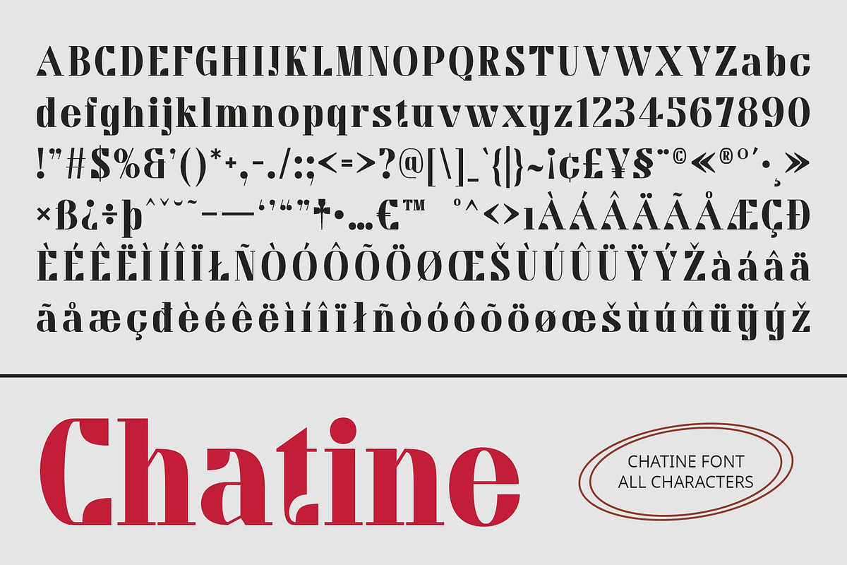 Chatine – Display Typeface, a Serif Font by Craft Supply Co. (Photo 8 of 8)