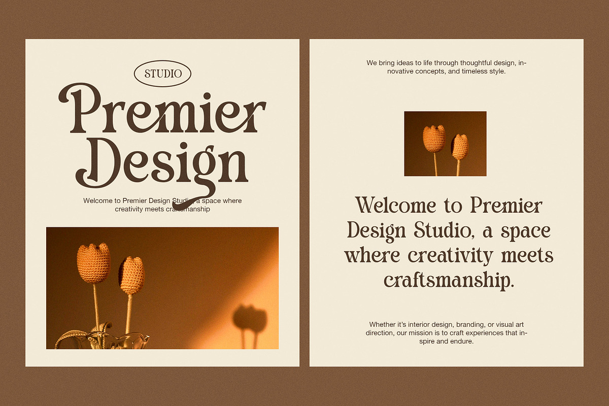 Rumie Denim Elegant Serif Font, a Serif Font by Graphicxell (Photo 3 of 8)