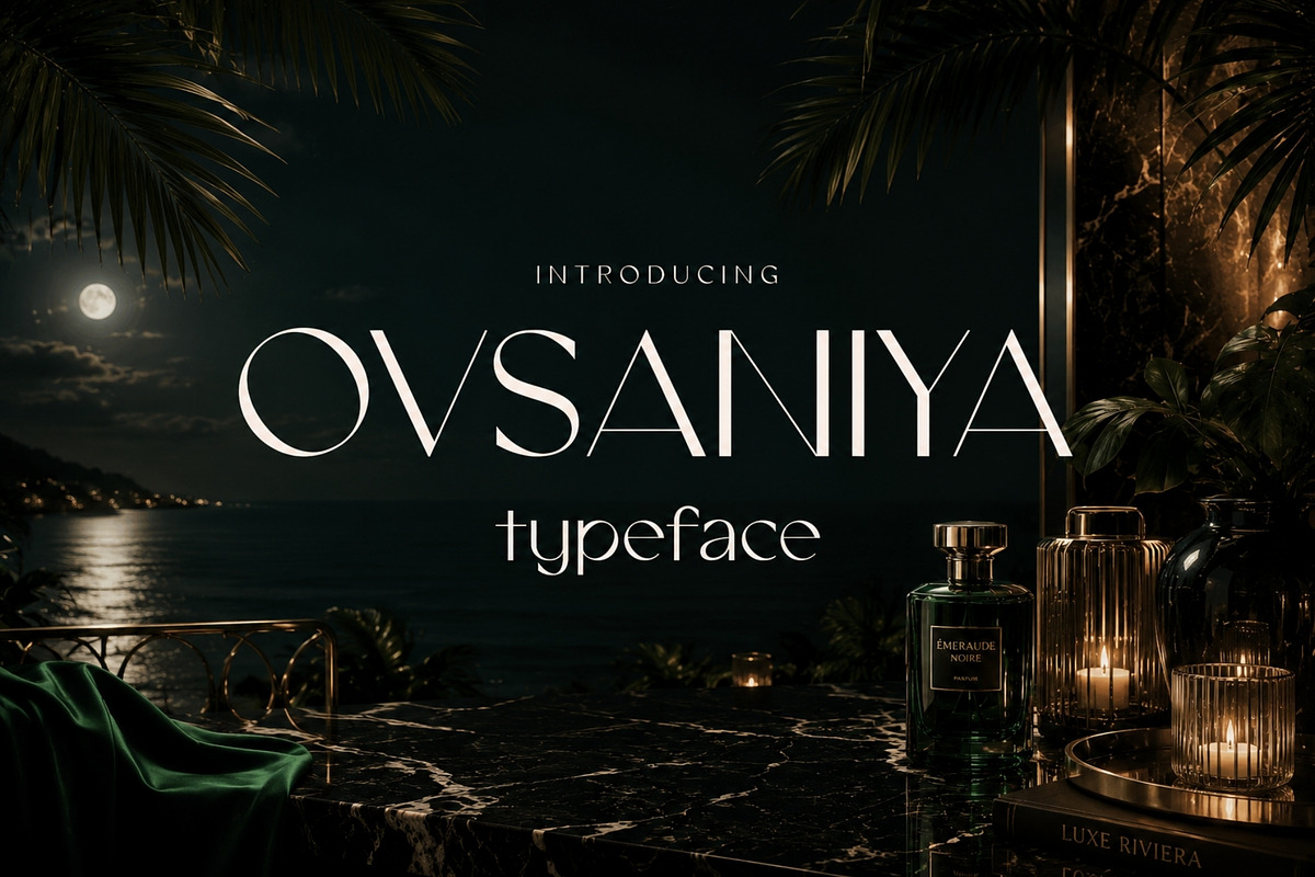 Ovsaniya - Timeless Typeface, a Sans Serif Font by HipFonts (Photo 1 of 8)
