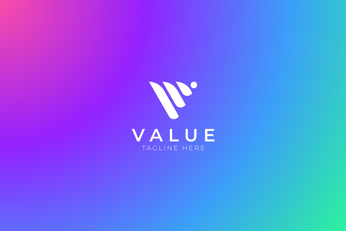 Letter V Logo Business Finance Media, a Branding & Logo Template by Signatoro (Photo 3 of 3)