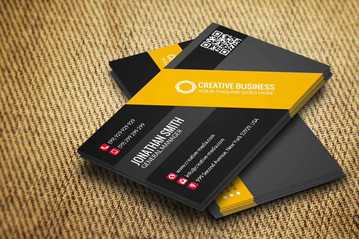 Modern Business Card CM032, a Business Card Template by annozio (Photo 4 of 4)