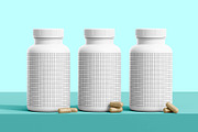 Supplement Bottle Mockup Bundle, a Packaging Mockup by pixelmock (Thumbnail 6 of 35)