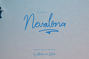Nevalona Font, a Handwritten Font by Letterhanna Studio (Thumbnail 2 of 16)
