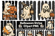Halloween Stripe Clipart PNG Bundle, a Seasonal Illustration by Coco Bloom (Thumbnail 2 of 3)
