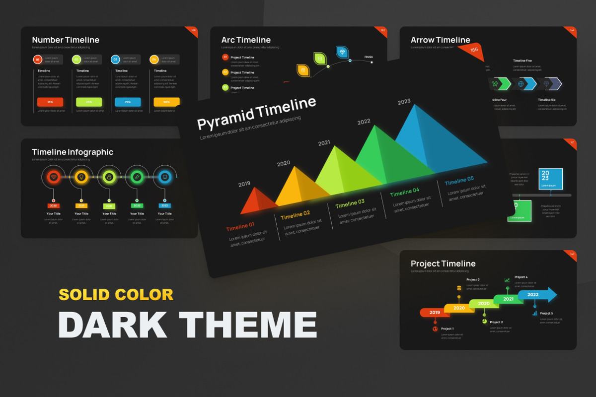 Project Timeline Infographic, a Presentation Template by Brandearth RRGraph (Photo 10 of 15)