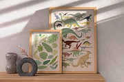 Dinosauria - Clipart Collection, an Object Graphic by Alina Sh (Thumbnail 7 of 9)