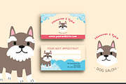 Pet Appointment Business Card, a Business Card Template by Graphic Origin (Thumbnail 2 of 3)