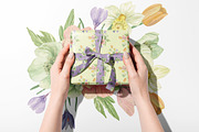 Spring Garden Flowers Watercolor, an Illustration by Catch the Dream Art (Thumbnail 7 of 8)