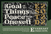 Evereast Slab Stencil, a Slab Serif Font by Nocturnal Workspace (Thumbnail 5 of 9)
